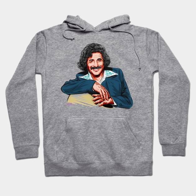 Freddy Fender - An illustration by Paul Cemmick Hoodie by PLAYDIGITAL2020